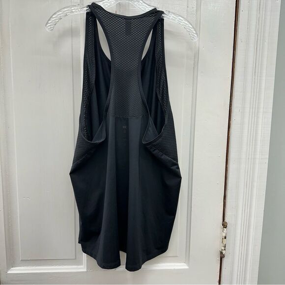 Under Armour Rush heat gear racerback athletic shirt tank top black women's 1x - Picture 5 of 7